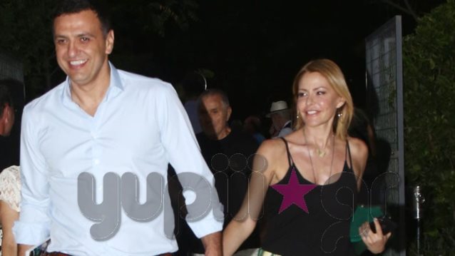 Τζένη Μπαλατσινού &amp; Βασίλης Κικίλιας: Νυχτερινή έξοδος για δυο! Πού τους εντόπισε ο φωτογραφικός φακός;