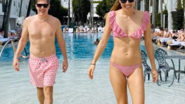 Μαριέττα Χρουσαλά-Λέων Πατίτσας : Το album των πολυτελών διακοπών τους στις ΗΠΑ και το δείπνο στην έπαυλη του Versace