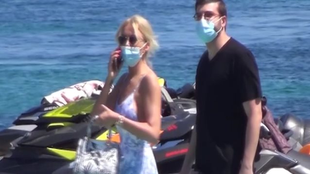 Κατερίνα Καινούργιου &amp; Φίλιππος Τσαγκρίδης ερωτευμένοι στη Μύκονο! Τα τρυφερά στιγμιότυπα