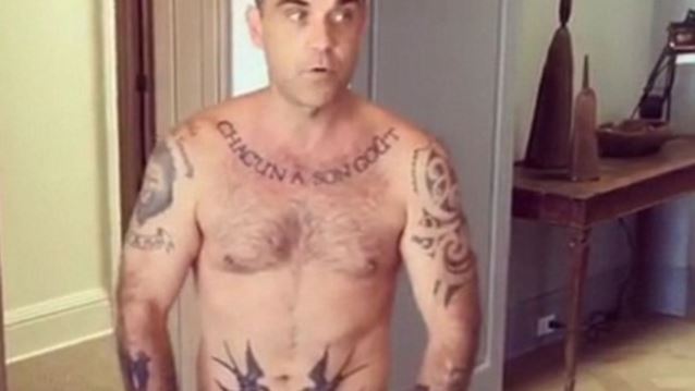 Robbie Williams: Ολόγυμνος στο Snapchat: Δείτε το video!