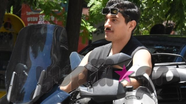 Αργύρης Πανταζάρας: Easy rider στο Κολωνάκι! Όλα τα στιγμιότυπα