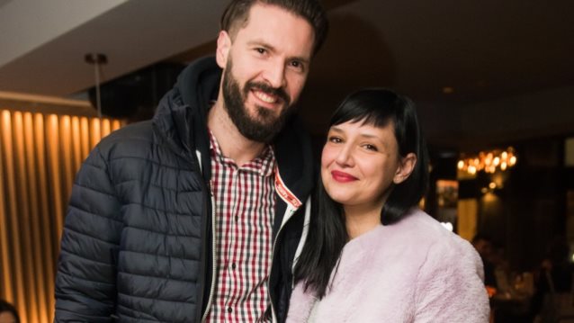 Αθηναΐς Νέγκα: Βραδινή έξοδος με τον σύζυγό της | Φωτογραφίες