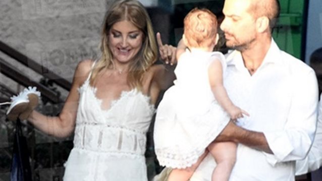 Γαβριήλ Σακελλαρίδης - Ράνια Τζίμα: Βάφτισαν την κόρη τους!