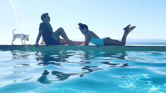 Δημήτρης Μακαλιάς &amp; Αντιγόνη Ψυχράμη: Διακοπές στην Κεφαλονιά με τον γιο τους