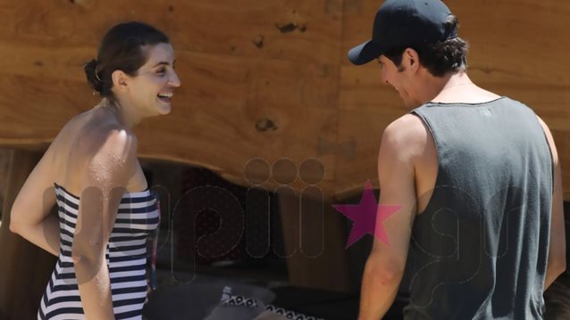 Μαρία Κίτσου &amp; Δημήτρης Γκοτσόπουλος: Μαζί στη Μύκονο λίγο πριν την επιστροφή στο... Διαφάνι