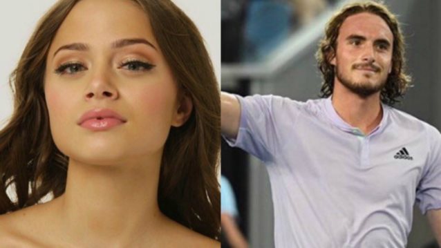 Στεφανία Λυμπερακάκη – Στέφανος Τσιτσιπάς 
: Η κοινή φωτογραφία στο Instagram
