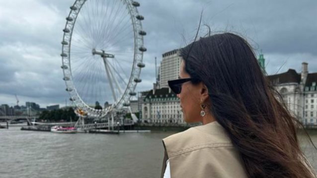 Μαρία Αντωνά: Το βίντεο από το ταξίδι στο Λονδίνο με τον Γιώργο Λιάγκα
