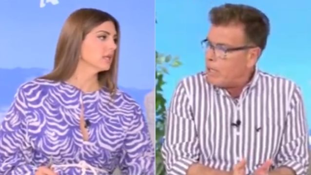 Την ειπε on air η Τσιμτσιλη στον Παπανωτα: &quot;Πως μπορεις να επικροτεις αυτην την κοροιδια;&quot;