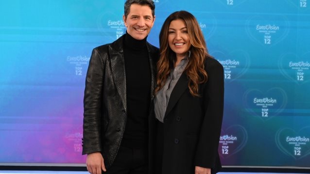 Έλενα Παπαρίζου και Σάκης Ρουβάς επίσημα στην παρουσίαση του Εθνικού Τελικού της Eurovision!