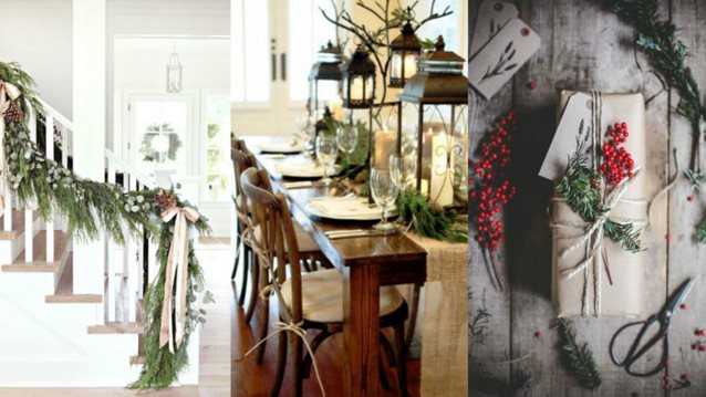 It's Christmas! : 15 τρόποι να στολίσεις το σπίτι με φυσικά υλικά