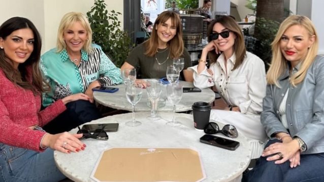 Ζαχαρέα, Τσιμτσιλή, Στεφανίδου, Μεσσαροπούλου σε lunch break στην Κηφισιά