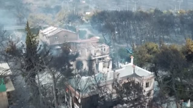 Συγκλονιστικές Εικόνες Μετά Την Καταστροφή: Η επόμενη μέρα στο Μάτι από την κάμερα των drones