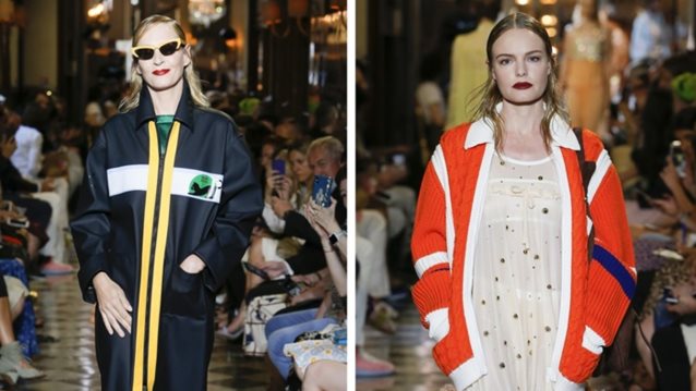 Uma Thurman, Kate Bosworth &amp; Suki Waterhouse : Περπάτησαν στο show Miu Miu Cruise 2019
