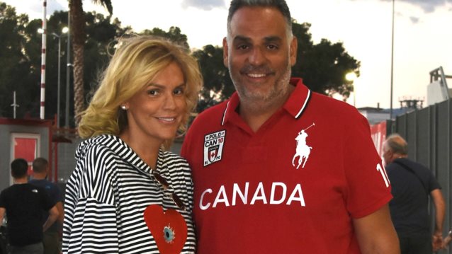 Η Σάσα Σταμάτη στην υποδοχή του Μαρσέλο στον Ολυμπιακό - Με τον αδελφό της στο γήπεδο