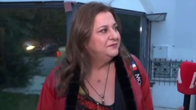 Η αντίδραση της Ελισάβετ Κωνσταντινίδου όταν ρωτήθηκε για το τηλεοπτικό μέλλον του Νίκου Μουτσινά