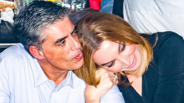 Τατιάνα Στεφανίδου - Νίκος Ευαγγελάτος: Οι τρυφερές στιγμές σε νυχτερινή τους έξοδο: Φωτογραφίες