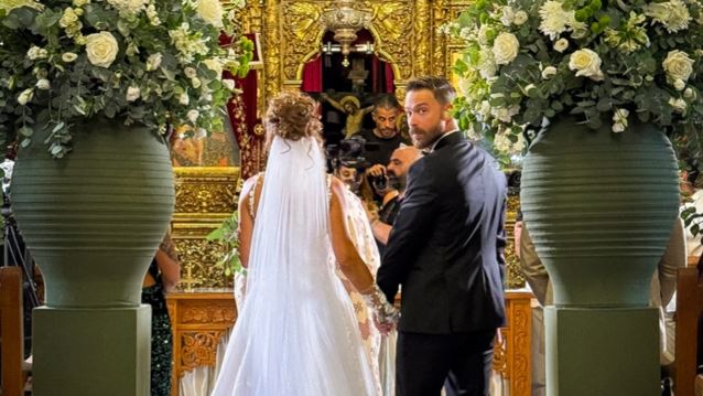 Οι επίσημες φωτογραφίες από τον γάμο του Στέφανου Μιχαήλ και της Νάταλι Κάτερ