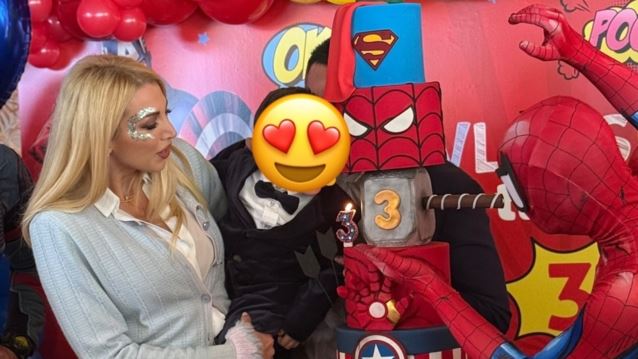 Η Κωνσταντίνα Σπυροπούλου στα γενέθλια του γιου της Βλάσση - Το super cool θεματικό πάρτι