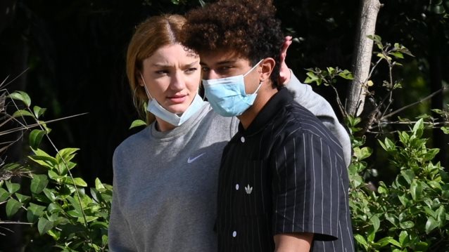 Χαλαρές στιγμές για τον Ηρακλή Τσουζίνοφ και τη Μαριλένα Ζύλα