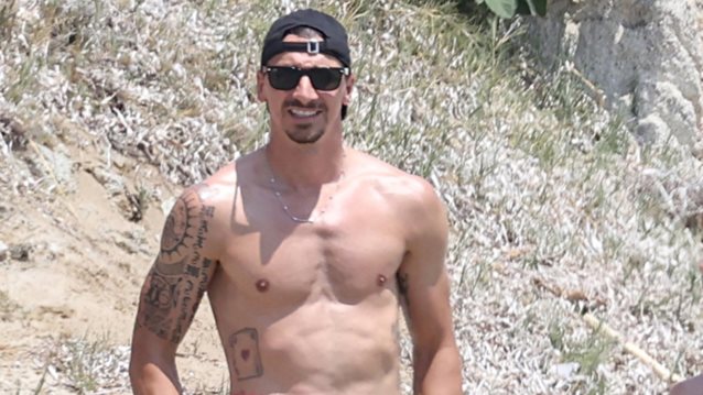 O Zlatan Ibrahimovic στη Μύκονο με την οικογένειά του