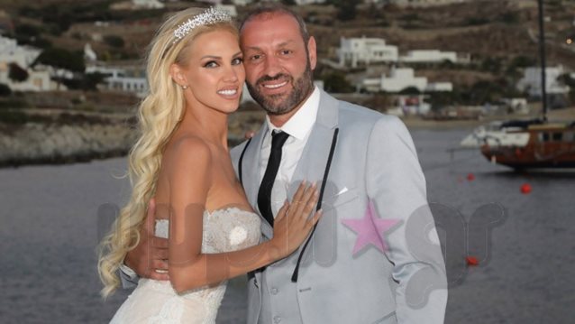 Σάσα Μπάστα &amp; Δημήτρης Κουσαθανάς: Το άλμπουμ του γάμου τους στη Μύκονο! Όλες οι φωτογραφίες