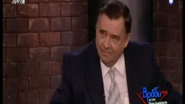 O Γιώργος Καρατζαφέρης στο Βράδυ με τον Πέτρο Κωστόπουλο