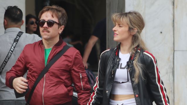 Ο Θανάσης Τσαλταμπάσης &amp; η Αγοραστή Αρβανίτη σε χαλαρά καθημερινά στιγμιότυπα