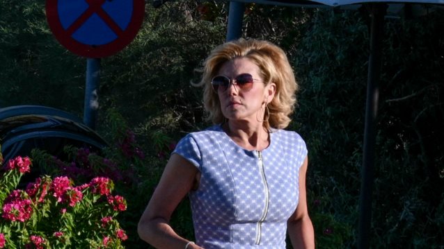 Η Ευγενία Μανωλίδου σε χαλαρές καθημερινές στιγμές