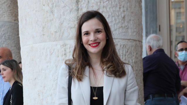 H Ευγενία Δημητροπούλου σε σπάνια δημόσια εμφάνιση με τον σύζυγό της