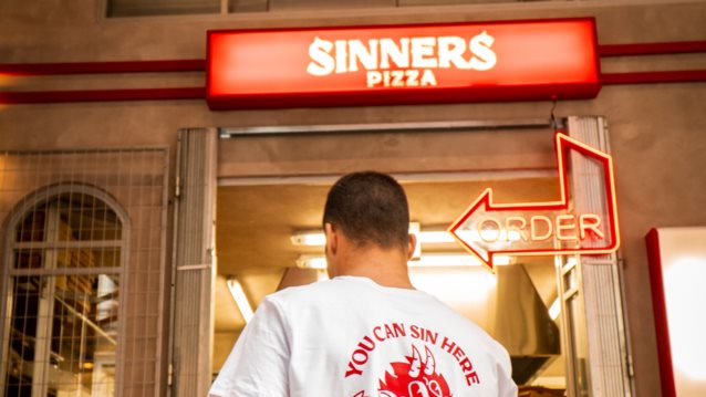 Sinners Pizza. Αν η αμαρτία ήταν φαγητό... θα ήταν πίτσα.