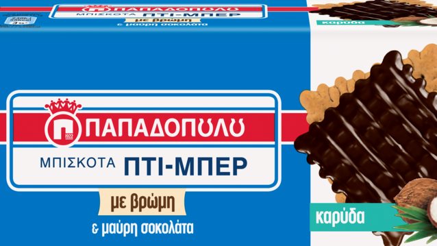 Νέα ακαταμάχητη γεύση Πτι-Μπερ Παπαδοπούλου με καρύδα και σοκολάτα