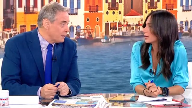 Ο Ιορδάνης Χασαπόπουλος "αιφνιδίασε" την Ανθή Βούλγαρη: "Δεν λες τίποτα, ρε φίλε; Τα μαθαίνουμε από τα δελτία Τύπου;"