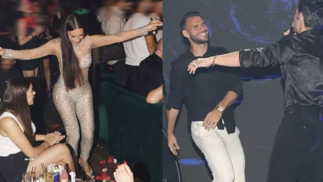 Ζέτα Θεοδωροπούλου &amp; Παναγιώτης Ταχτσίδης διασκέδασαν στο ίδιο μαγαζί αλλά με ξεχωριστές παρέες μετά τον χωρισμό τους