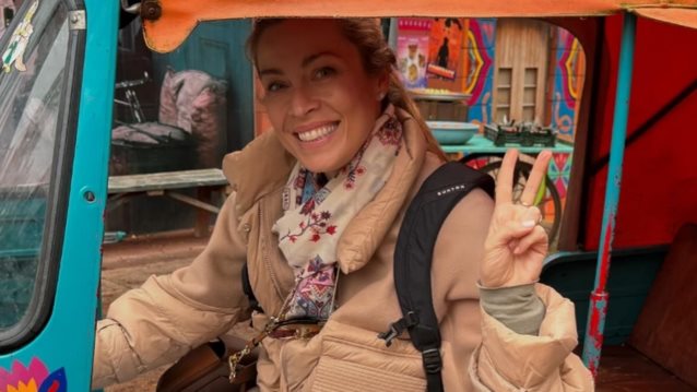 Η Μαριέττα Χρουσαλά στο Λονδίνο μαζί με την οικογένειά της - Φωτογραφίες