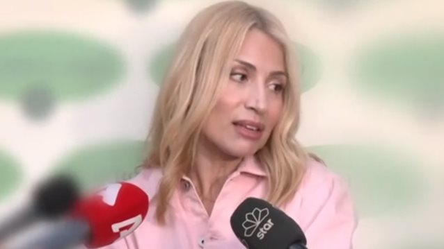 Αντέδρασε η Μαρία Ηλιάκη σε ερώτηση για τον Νίκο Μουτσινά: &quot;Δεν είναι ωραίο τώρα αυτό&quot;