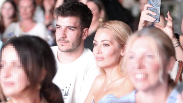 Ελένη Βουλγαράκη &amp; Φώτης Ιωαννίδης full in love σε σπάνια βραδινή έξοδο