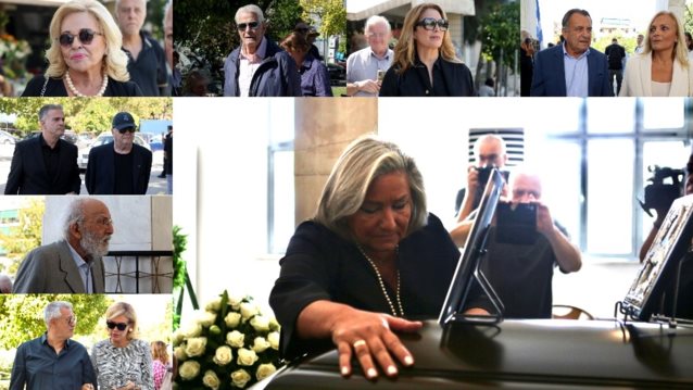 Πλήθος κόσμου στο Α’ Νεκροταφείο για το τελευταίο αντίο στον Μίμη Πλέσσα