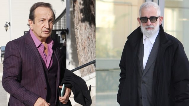 Η συνάντηση του Μπιμπίλα με τον Φιλιππίδη στην κηδεία του Γεωργουσόπουλου - Ο &quot;ψυχρός&quot; χαιρετισμός