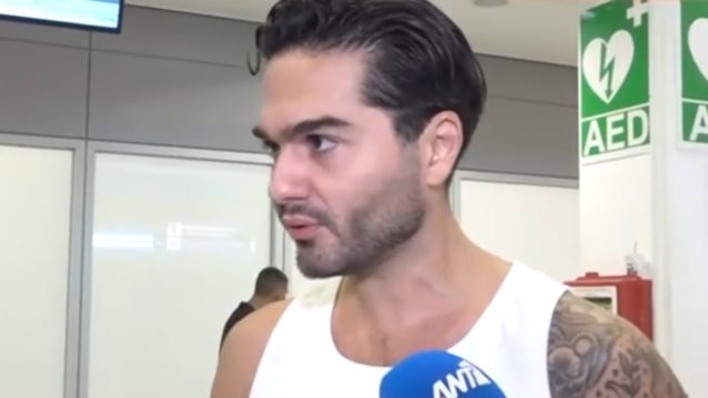 Εκνευρισμένος o Χρήστος Μάστορας με τους δημοσιογράφους και τις ερωτήσεις για τη Μαρινέλλα