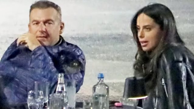 Γιώργος Λιάγκας &amp; Μαρία Αντωνά σε σπάνια κοινή εμφάνιση στην Γλυφάδα - Φωτογραφίες