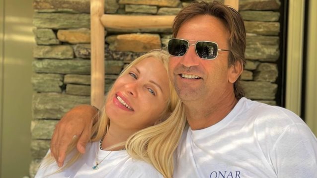 Η Ελένη Μενεγάκη μαζί με τον Μάκη Παντζόπουλο στο Μεγανήσι! Δείτε τη φωτογραφία