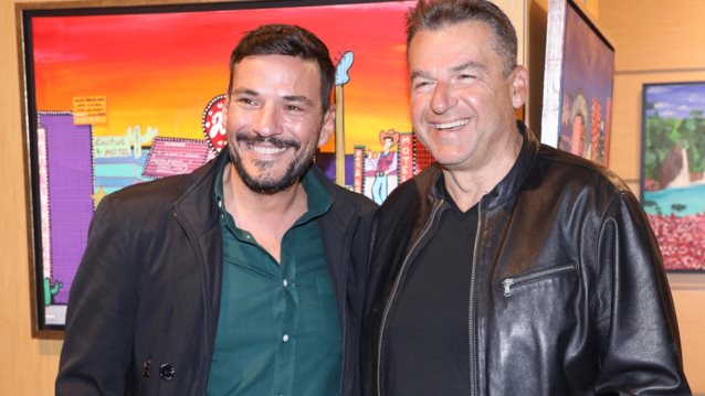 Γιώργος Λιάγκας &amp; Κώστας Τσουρός σε βραδινή συνάντηση μετά τις φήμες περί συνεργασίας τους