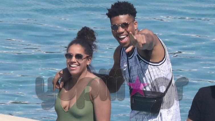 Γιάννης Αντετοκούνμπο: Με τη σύντροφό του και τα αδέρφια του στη Μύκονο! Όλες οι φωτογραφίες