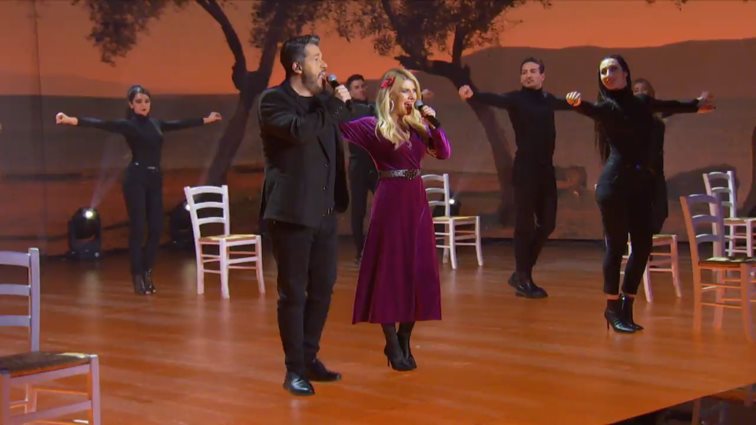 J2US | Η Άννα-Μαρία Ψυχαράκη &amp; ο Χάρης Βαρθακούρης τα βρήκαν, χόρεψαν συρτάκι και πήραν 40 βαθμούς