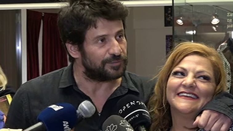 Αλέξης Γεωργούλης &amp; Βίκυ Σταυροπούλου: Η απολαυστική συνάντηση μπροστά στις κάμερες!