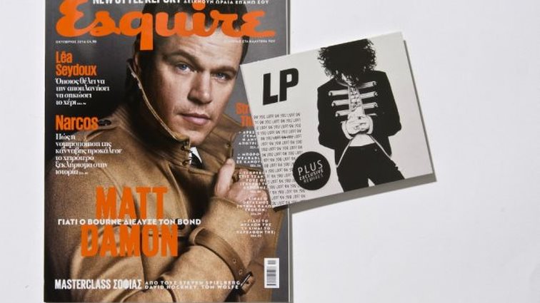 To Single Της Χρονιάς Είναι Στο Esquire Οκτωβρίου: Όταν η LP συνάντησε τον Matt Damon