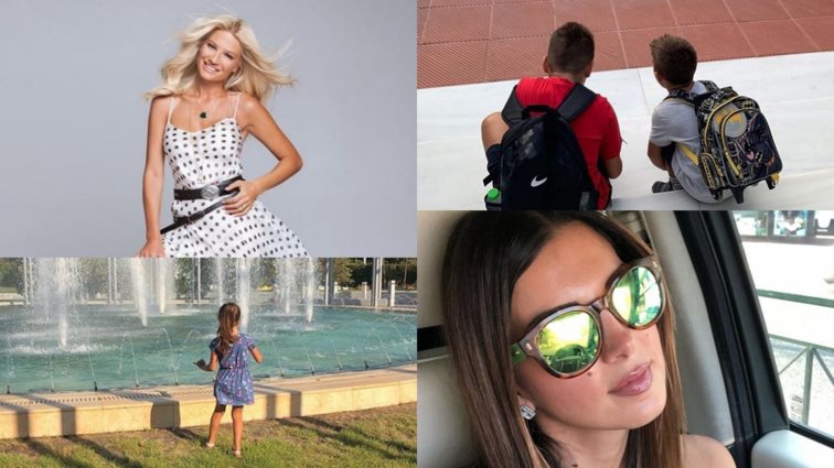 Πρώτη μέρα στο σχολείο: Οι διάσημες Ελληνίδες μαμάδες φωτογραφίζουν τα παιδάκια τους!