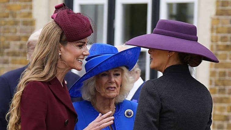 H στιγμή που όλοι περίμεναν! Kate Middleton και Μelania Trump μαζί στο Κάστρο του Windsor