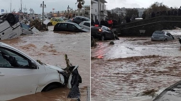 Συνεχίζεται η επέλαση της κακοκαιρίας: Μεγάλες ζημιές σε Πάρο, Μύκονο - Οι περιοχές που θα χτυπηθούν τις επόμενες ώρες