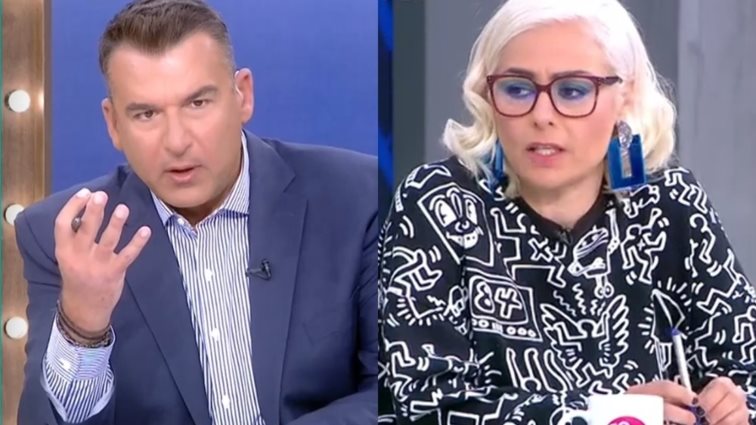 Γιώργος Λιάγκας VS Άρια Καλύβα: "Στην εκπομπή μου θα μου πεις και τι θα λέω;"